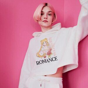 Maje Sailor Moon Princess Serenity Romance Hooded Sweatshirt 3 Large